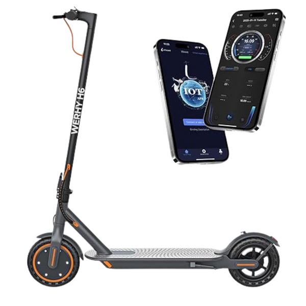 Werhy Electric Foldable Scooter With Dual Braking System
