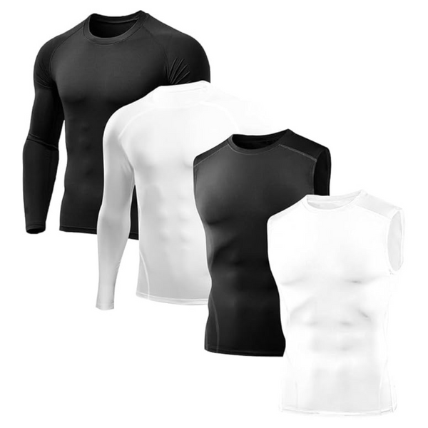 4 Pack Men's Compression Shirts