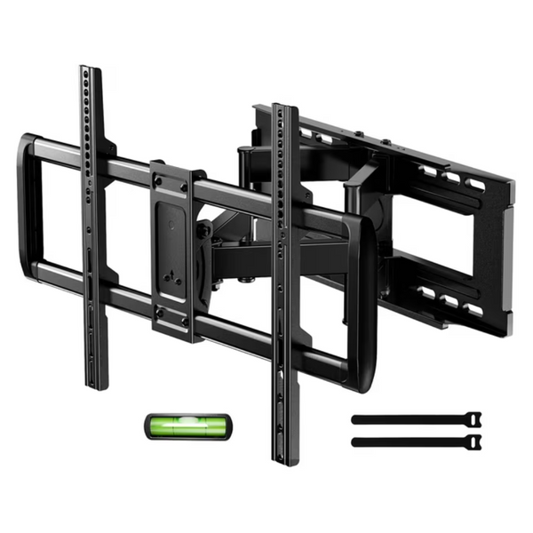 MountFTV Full Motion TV Wall Mount Bracket For 37-82" Flat And Curved TVs