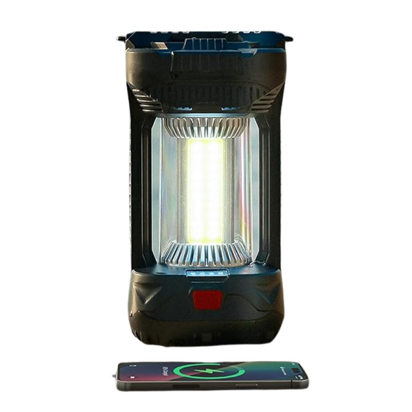 2-Pack 1000 Lumens Rechargeable Lanterns W/4000mAh Phone Charger