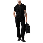 Banana Republic Factory Men's Slim Luxe Touch Polo (Black)