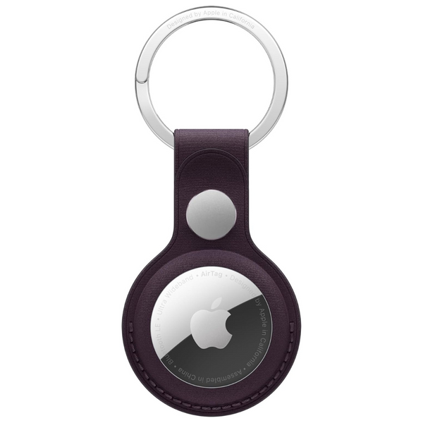 Apple AirTag FineWoven Key Ring (Blackberry)