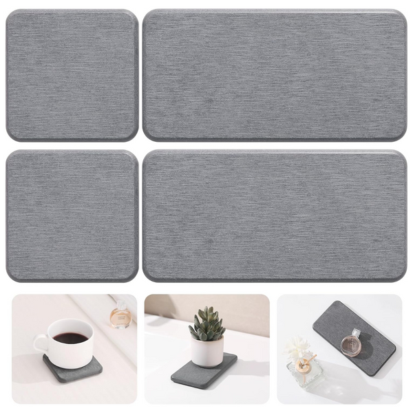 4-Piece Multi-Purpose Quick-Drying Soap Tray