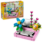 363-Piece LEGO Creator 3 in 1 Typewriter with Flowers Building Set (31169)