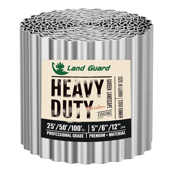 Land Guard 6" x 50-Ft Heavy Duty Corrugated Garden Edging Border
