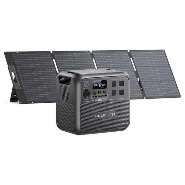 BLUETTI AC180 1,152Wh Solar Generator With 200W Solar Panel