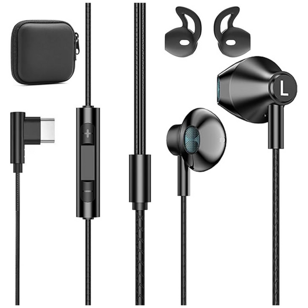 USB-C Wired Earbuds With Mic
