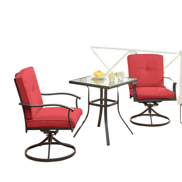 Mainstays Belden Park 3-Piece Outdoor Patio Bistro Set