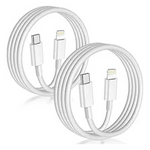 2-Pack MFi Certified 6-Ft USB-C To Lightning Cable