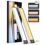 2-Pack 10" Dimmable Wireless Motion Sensor Under Cabinet Lighting