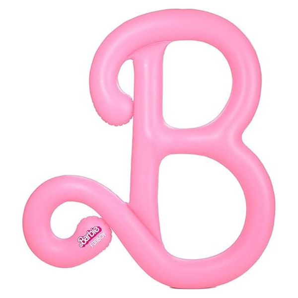 Barbie The Movie & FUNBOY Iconic B Inflatable Pool Float