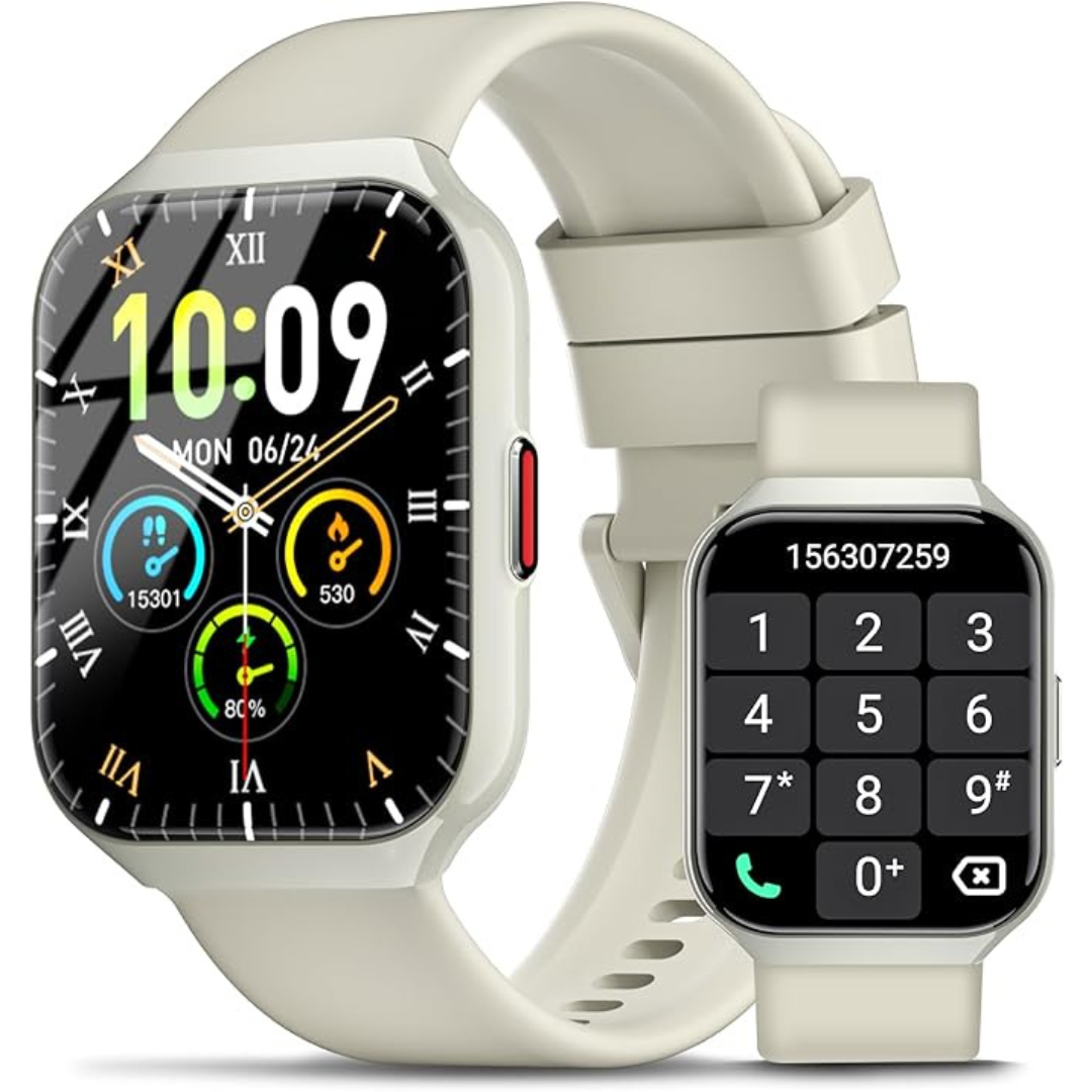 Unisex 1.96" HD Waterproof Fitness Smart Watch (Answer/Make Calls) (2 Colors)
