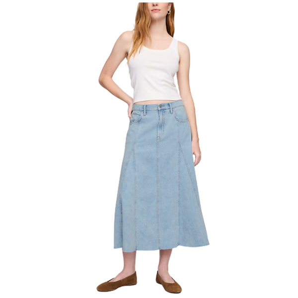 Gap Factory SuperSoft Denim Maxi Skirt