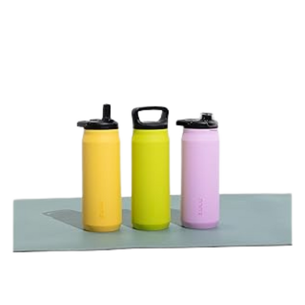 ZULU Base Stainless Steel Water Bottle With 3 Lids, 40oz