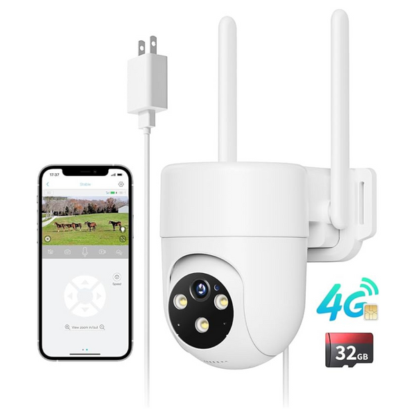 Liwan 4G LTE Cellular Wired Outdoor Security Camera