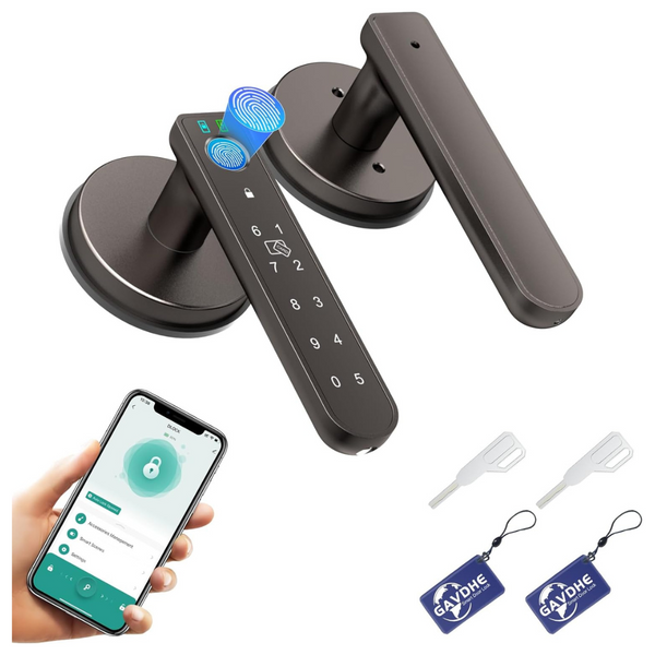 Smart Fingerprint Door Lock With Keyless Entry & App Control