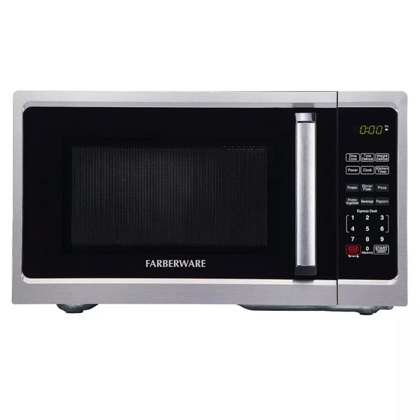 Farberware 0.9 cu. ft. 900-Watt Stainless Steel Countertop Microwave Oven