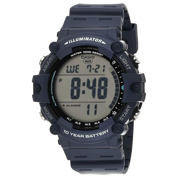 Casio Men's AE1500WH-2AV Illuminator Digital Stop Watch