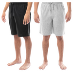 2-Pack Fruit Of The Loom Men's Jersey Knit Sleep Pajama Shorts