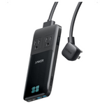 140W Anker Prime Flat Plug Power Strip W/ 5' Extension (2 AC, 2 USB-A & 2 USB-C)