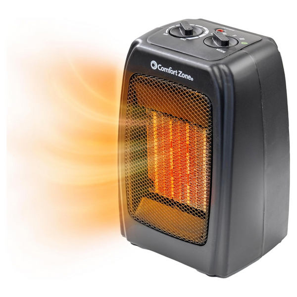 Comfort Zone 1500W Personal Energy Save Ceramic Heater