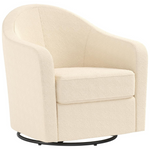 DHP Gentle Swivel Curved Accent Chair