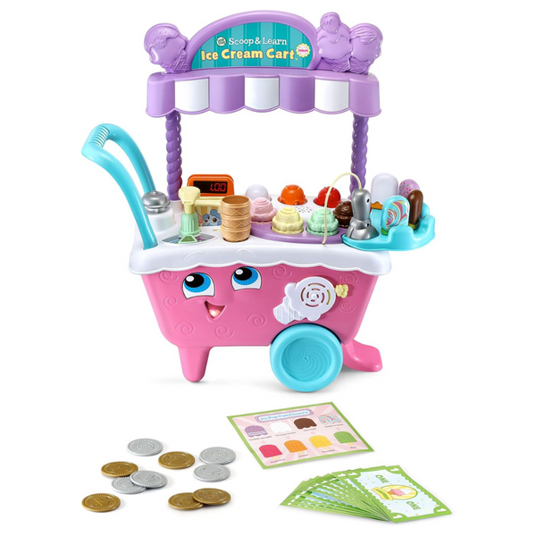 LeapFrog Scoop And Learn Ice Cream Cart Deluxe, Pink