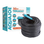 Aqua Joe FiberJacket 5/8" x 50ft Non-Expanding Garden Hose