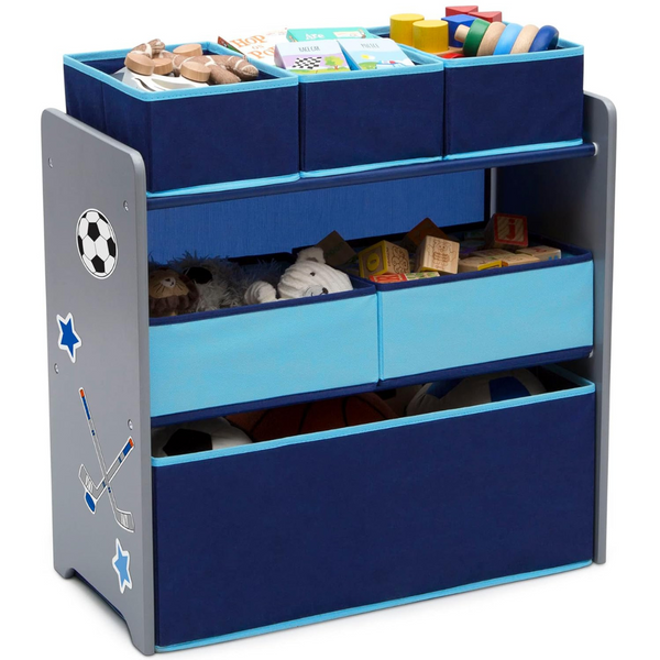 Delta Children Design and Store 6 Bin Toy Organizer (2 Colors)