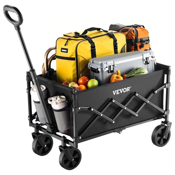 VEVOR 225lbs Capacity Collapsible Folding Wagon With Wheels