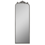 Crystal Art Gallery 22" x 64" Filigree Arch Metal Full Length Floor Mirror