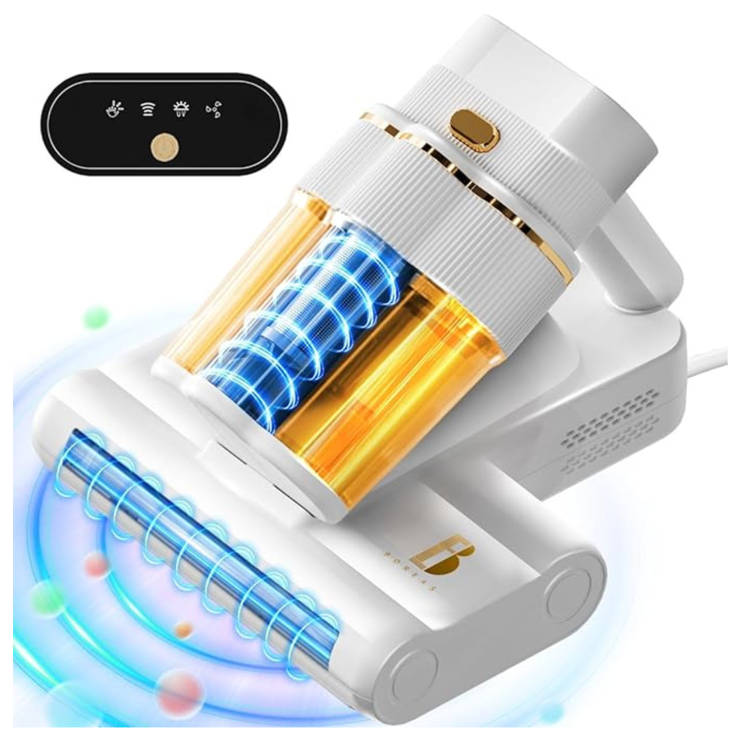 16Kpa Suction 80000 rpm Mattress Vacuum Cleaner W/ UV-C Light