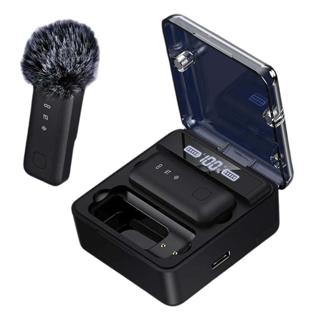 iVANKY Wireless Lavalier Microphone With Charging Case