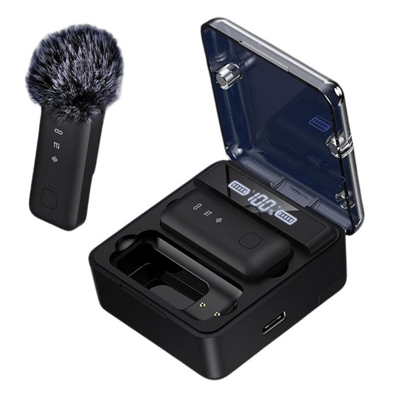 iVANKY Wireless Lavalier Microphone With Charging Case