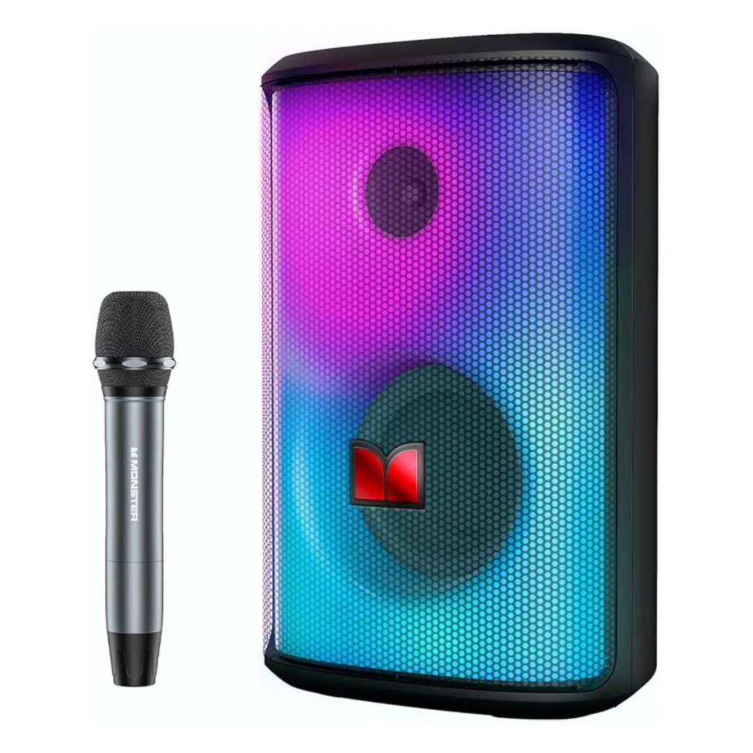 Monster 120W Waterproof Sparkle Portable Bluetooth Speaker