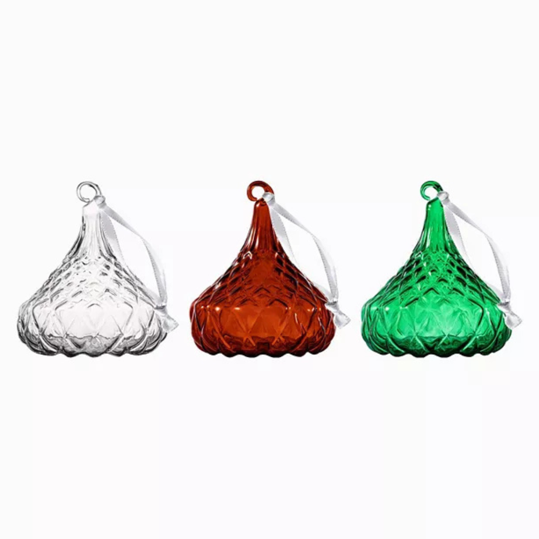 3-Count Godinger Hershey's Kisses Ornaments