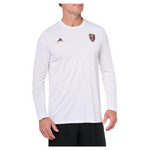 Adidas Men's Long Sleeve Pre-Game T-Shirt (White/Real Salt Lake)