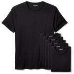 6-Pack Amazon Essentials Men's Crew Neck T-Shirts