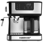 10-Cup Farberware Dual Brew Coffee + Espresso Machine