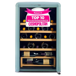28-Bottle Unique Appliances Classic Retro Electric Wine Coole