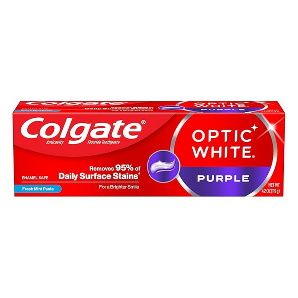 4.2-Oz Colgate Optic White Purple Toothpaste For Teeth Whitening
