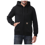 Men's Loose Fit Heavyweight Full Zip Hoodie Sweatshirt (Various)