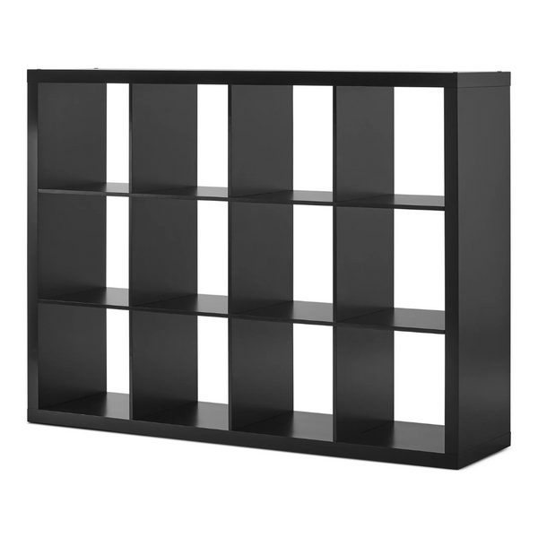 Better Homes & Gardens 12-Cube Storage Organizer (Solid Black)