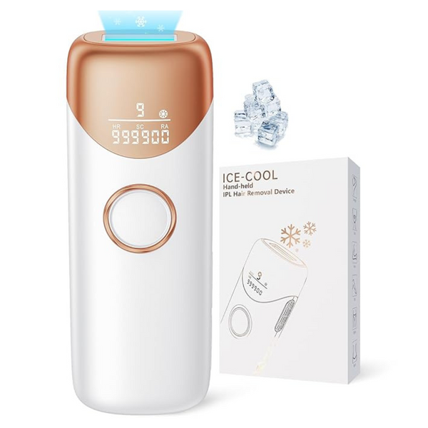 Painless IPL Laser Hair Removal Device With 5-Deg C Ice Cooling