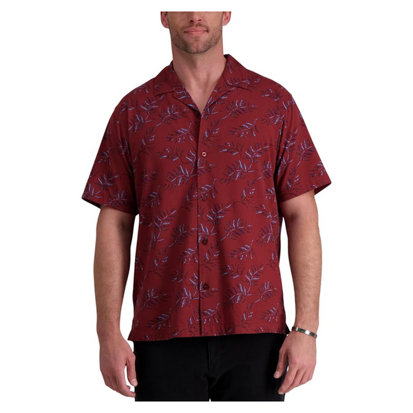 Men's Printed Stretch Camp Shirt