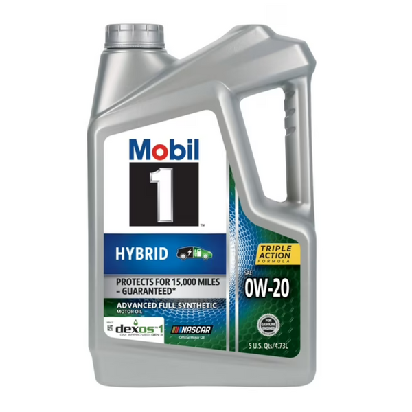 3-Pack 5-Quart Mobil 1 Hybrid 0W-20 Advanced Full Synthetic Motor Oil