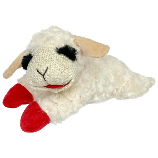 Multipet 10" Plush Dog Toy With Squeaker (Lambchop)