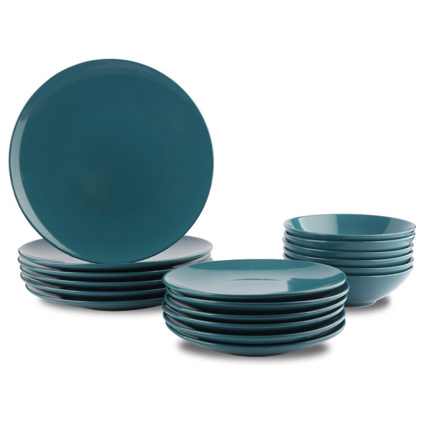 18-Pieces Amazon Basics Dinnerware Sets