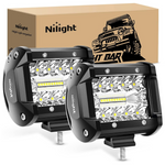 2-Piece 4" 60W LED Light Pods