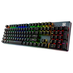 Black Emblem Mechanical RGB Backlit Gaming Wired Keyboard